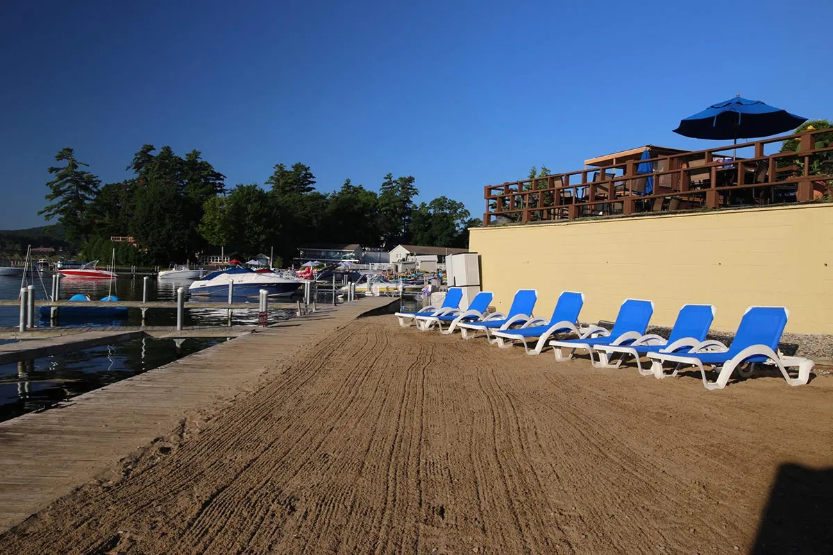 Private Lake George Beach